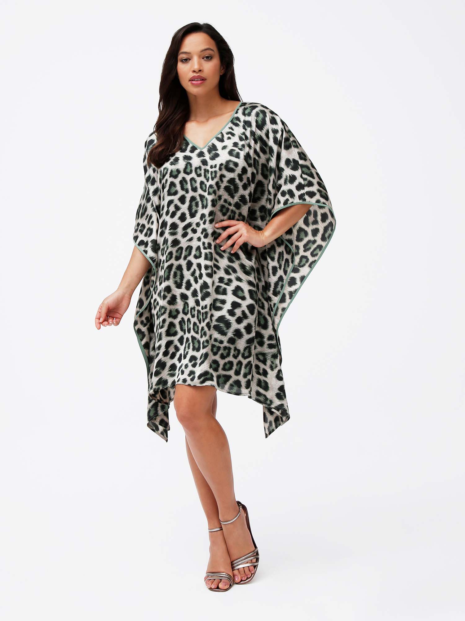 Buy ZALIA BASICS Amelia Kaftan Dress in Evergreen 2024 Online